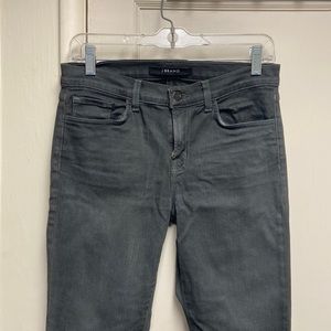 J Brand Dark Gray Skinny Jeans sz 29